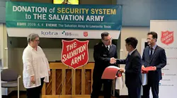 IDIS America, the regional headquarters of the South Korea-based global video surveillance manufacturer, has announced a substantial donation of equipment to The Salvation Army of North Texas, and the completion of installation at the charitable endeavor’s newest facility in Lewisville, Texas. The donation was made in conjunction with KOTRA, the Korean Investment-Promotion Trade Agency, office in the Dallas-Fort Worth area.