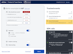 Virtru empowers companies to protect data wherever it is created, shared and stored, allowing the dynamic adding and removal of authorized users, processes and devices. Virtru empowers companies to protect data wherever it is created, shared and stored, allowing the dynamic adding and removal of authorized users, processes and devices.