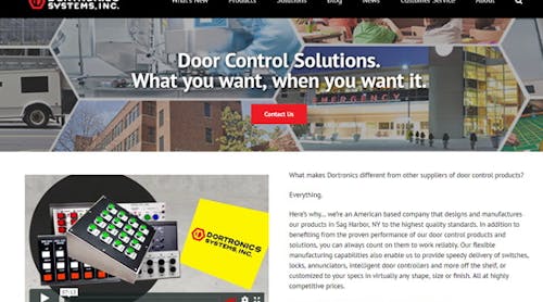 Dortronics&apos; new website features a totally new contemporary design that reflects the company&rsquo;s established branding, along with a host of new sections, features and functions that are accessible on any computer or personal mobile device.