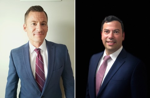 From l-r: Adam Kimball, senior vice president, operations for FE Moran Security Solutions, and Abe Schwab, vice president of CSS.