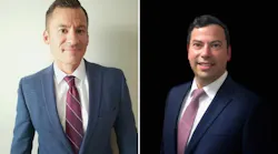 From l-r: Adam Kimball, senior vice president, operations for FE Moran Security Solutions, and Abe Schwab, vice president of CSS.