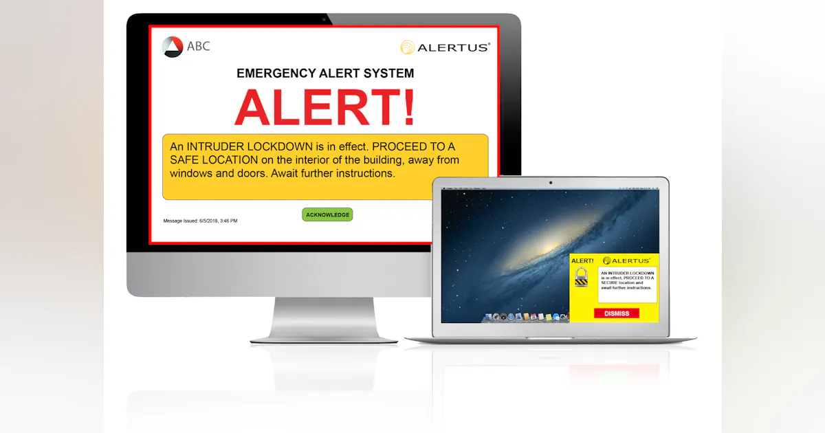 Alertus Desktop Emergency Notification | Security Info Watch