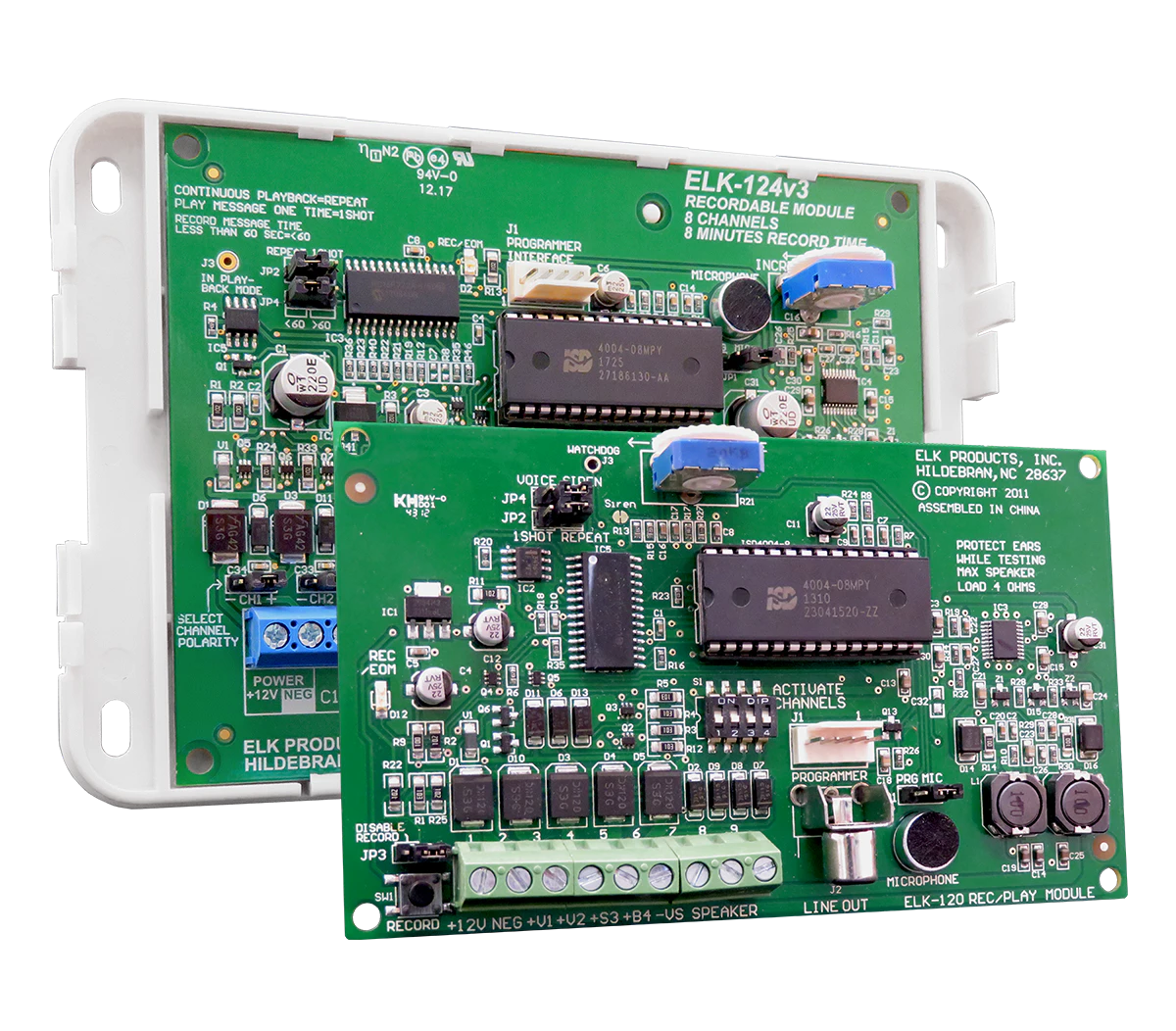 ELK120 and ELK124 Recordable Voice Modules from ELK Products From