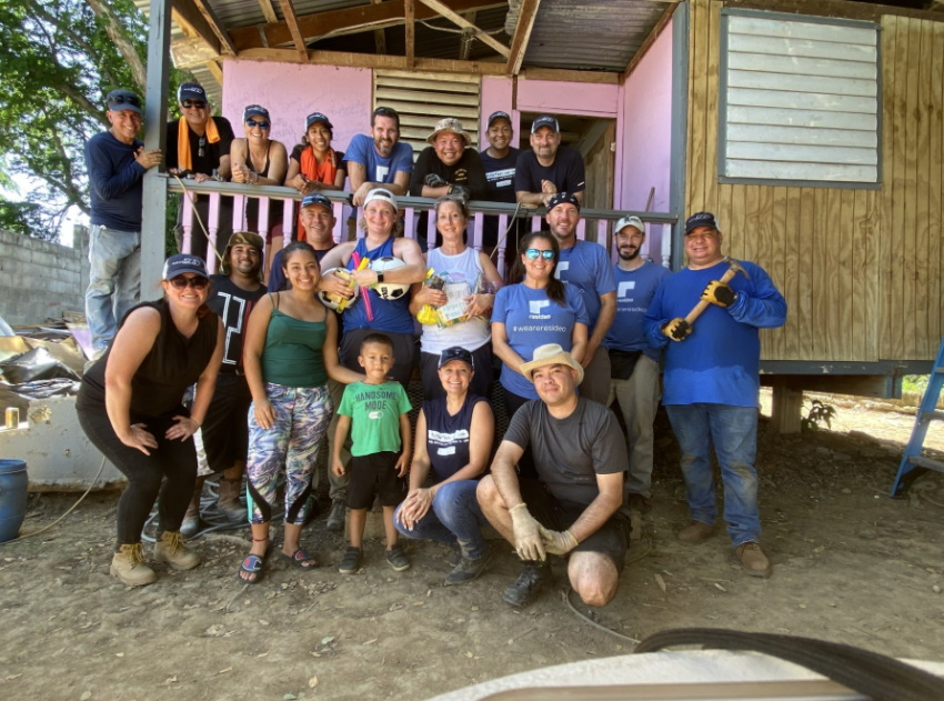 Thirty Mission 500 volunteers lent their physical support along with financial assistance to help assist two families this year. One house was essentially rebuilt from the foundation up by reinforcing unstable flooring, installing new siding and a new roof. The second house received a small addition and a new bathroom that replaced an old outhouse. One house received a new washing machine, and the other received a new refrigerator. The team also provided new doors for bedrooms, bedsheets and carpet to provide improved living conditions for the families. Volunteer support came from representatives of 11 companies, including ADS Security, Altronix, Axis, Brinks, Core Logics, Five Alarm Security, Galaxy Systems, Gould Alarm Communications, Hikvision, Milestone, Resideo Pro Security, and WeSuite.