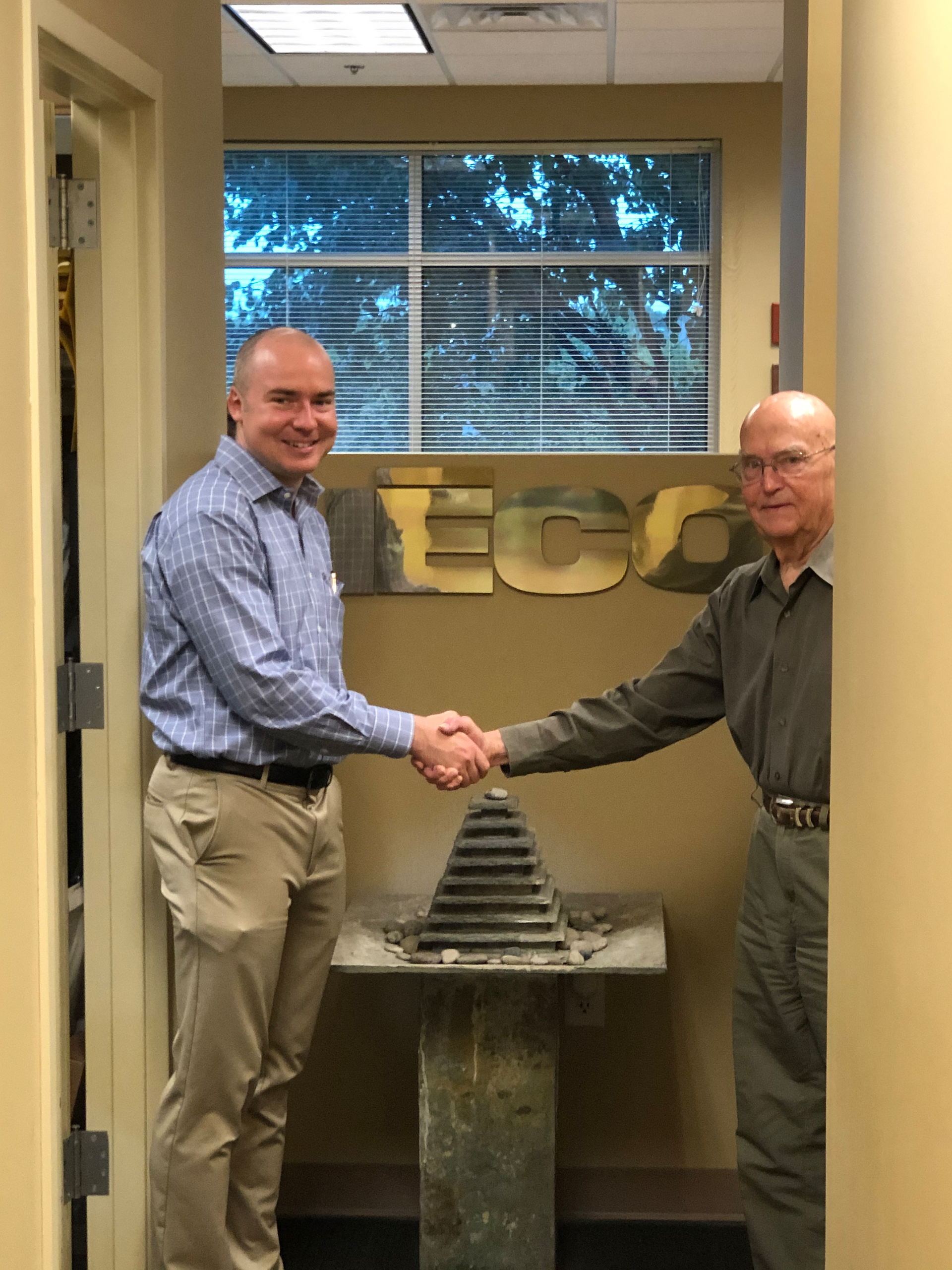 Brian Duffy, COO of Per Mar Security Services, and Don Nielsen, owner of NECO Security.