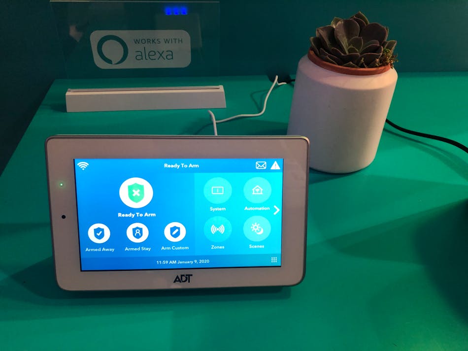 A look at the ADT Command and Control system on display at CES 2020.