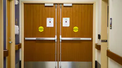 In some healthcare units, controlled egress systems with fail-safe hardware are allowed to prevent egress under normal operation.