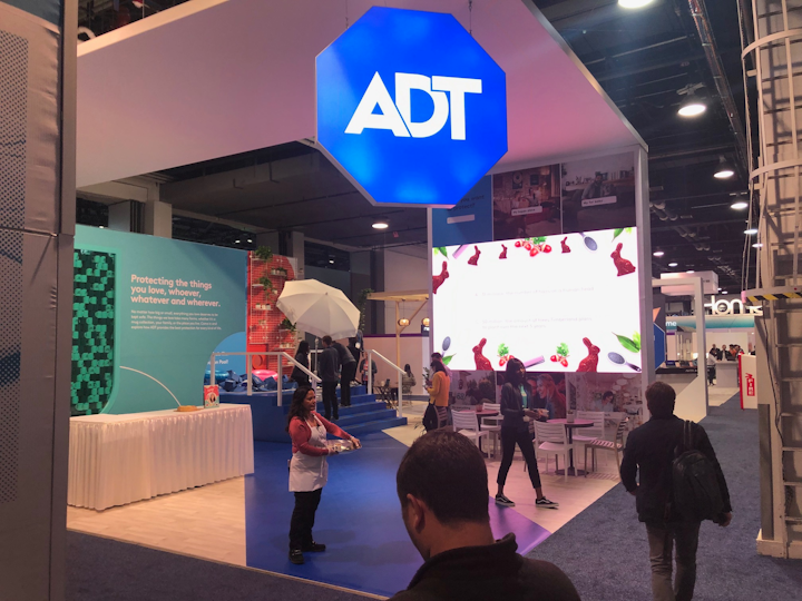 ADT's presence at CES signaled a further diversification for the company, with a strong focus here on DIY solutions.