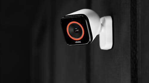 The Vivint Outdoor Camera Pro is an AI-powered security camera that intelligently detects and deters lurkers around your home. (Photo: Business Wire)