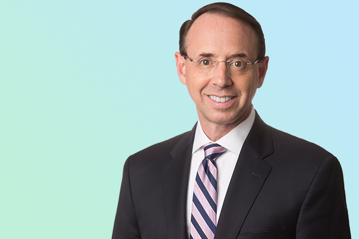 King & Spalding has announced that former Deputy Attorney General Rod Rosenstein joins the firm’s Washington, D.C., office as a partner on its Special Matters & Government Investigations team.