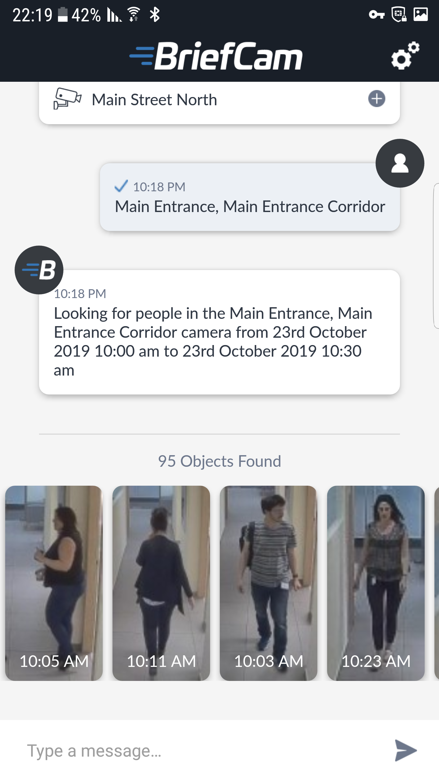 Brief Cam Mobile Application