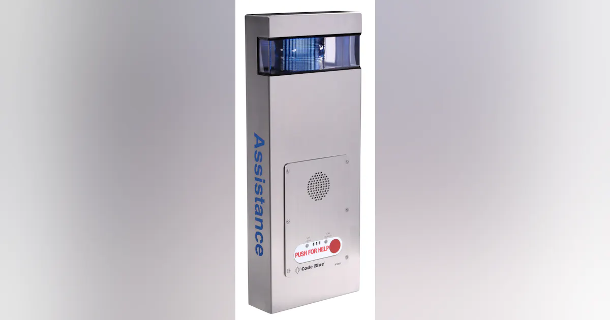 Code Blue Device CB 2-e wall-mounted Help Point from Code Blue | Security Info Watch