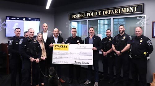On Tuesday, February 4th, STANLEY Security presented the Fishers Police Department with a donation of $10,000. With the death of K-9 Harlej&rsquo;s death in November 2019, STANLEY wanted to support the Fishers PD in honor of the fallen police dog.
