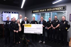 On Tuesday, February 4th, STANLEY Security presented the Fishers Police Department with a donation of $10,000. With the death of K-9 Harlej’s death in November 2019, STANLEY wanted to support the Fishers PD in honor of the fallen police dog. On Tuesday, February 4th, STANLEY Security presented the Fishers Police Department with a donation of $10,000. With the death of K-9 Harlej’s death in November 2019, STANLEY wanted to support the Fishers PD in honor of the fallen police dog.
