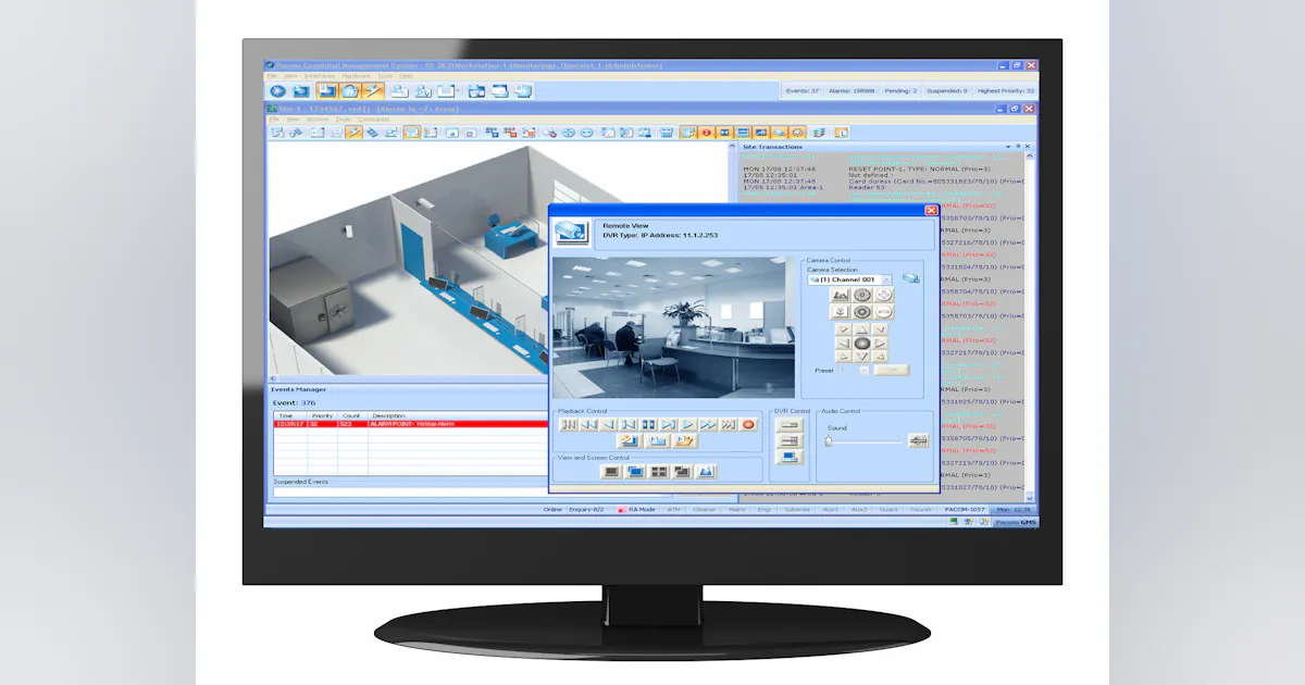 PACOM GMS Multi-site Security Management Software | Security Info Watch