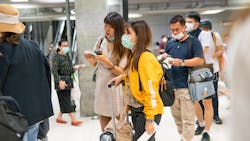 Biometric devices that heighten security and add convenience to travelers may actually be helping to transmit the coronavirus. Biometric devices that heighten security and add convenience to travelers may actually be helping to transmit the coronavirus.