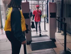 Evolv Edge detects weapons, and metallic or non-metallic items of interest for up to 800 people per hour, more than double the throughput of legacy metal detectors.