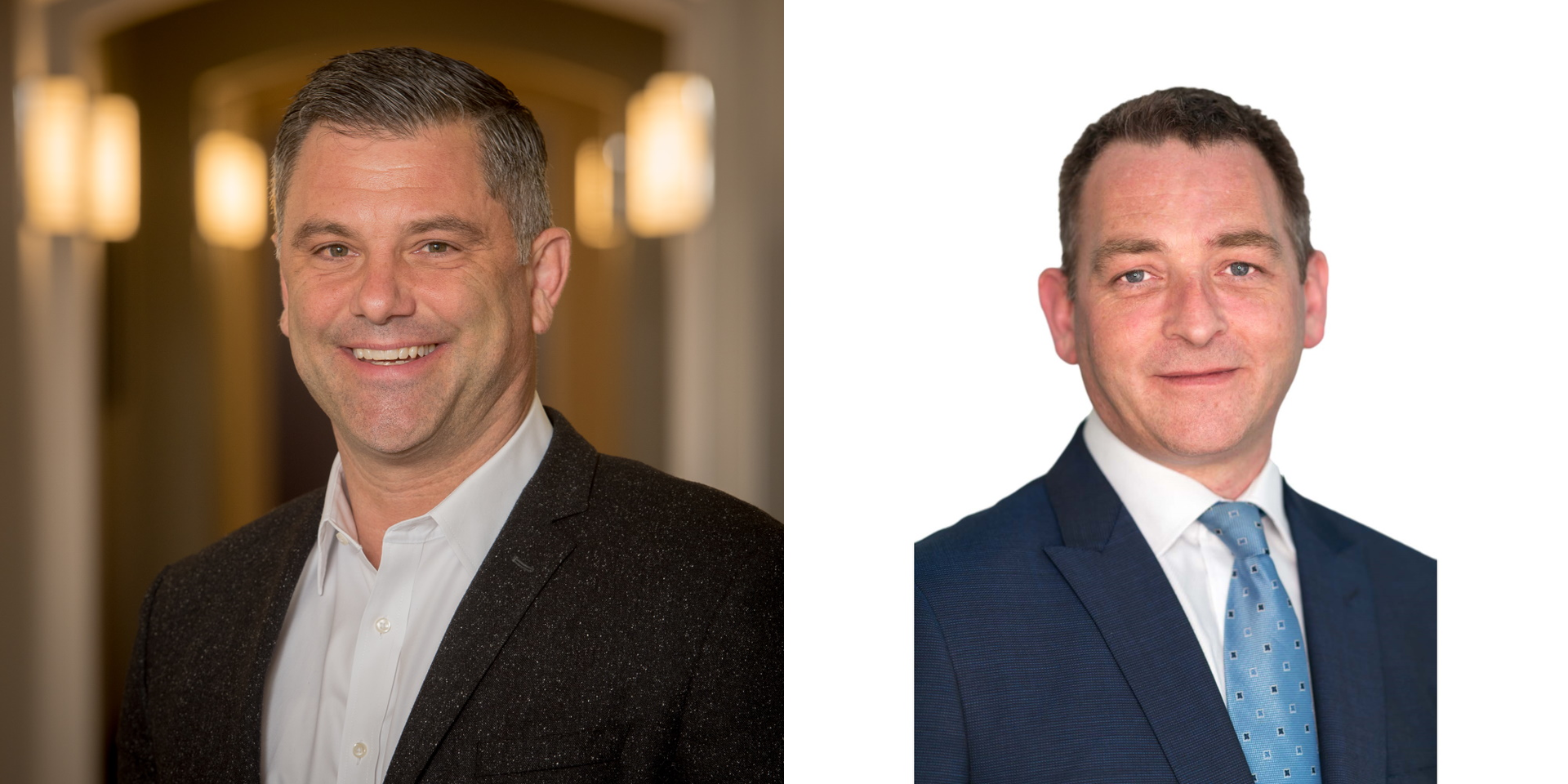 From l-r: New Nortek Security & Control CEO Christopher Larocca and CTO Darren Learmonth.