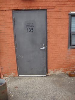 Door props, like the one pictured above, can permit unauthorized access and render electronic access control systems valueless. Door props, like the one pictured above, can permit unauthorized access and render electronic access control systems valueless.