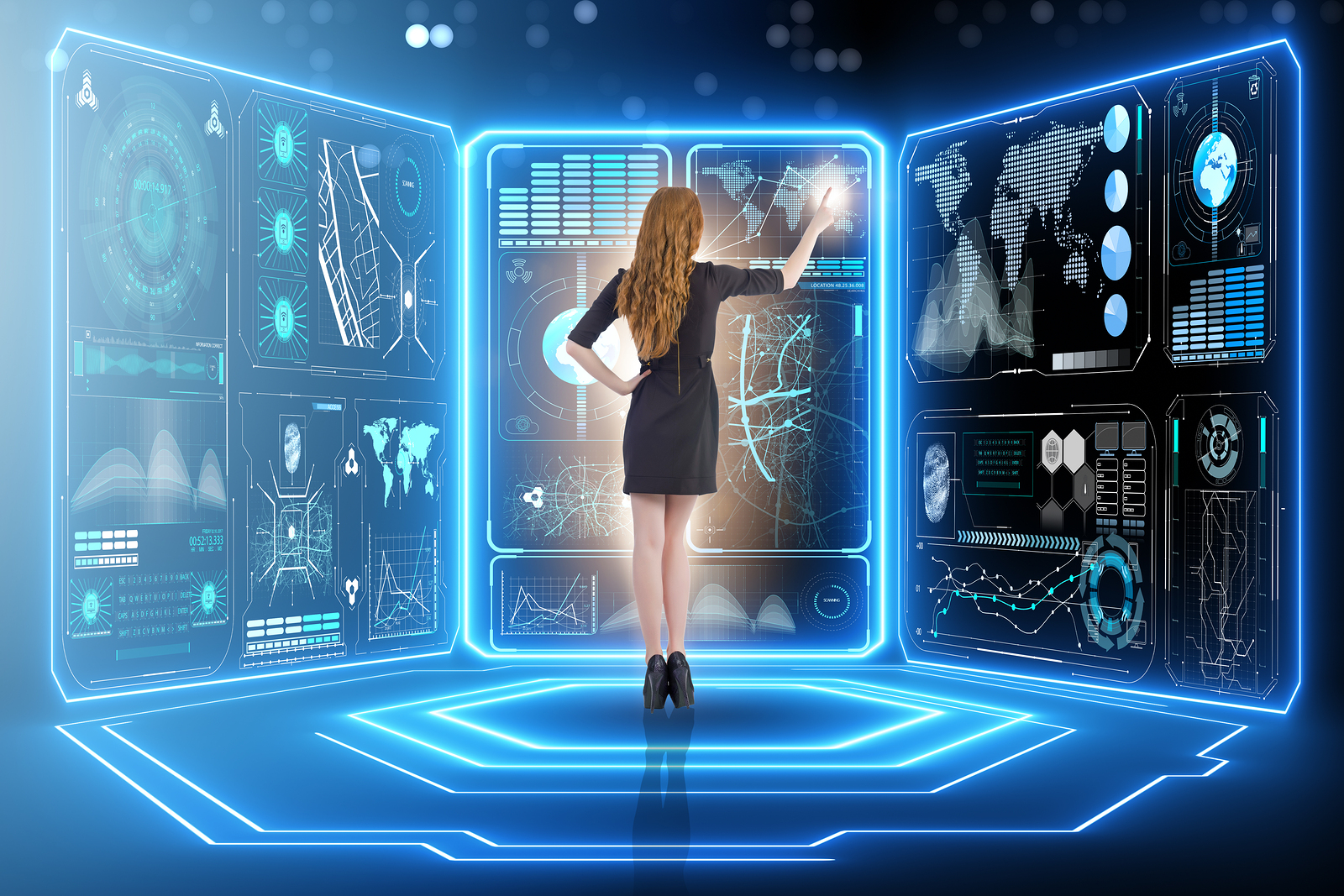 Bigstock Businessman In Big Data Manage 174813781