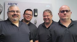 The U.S. Competence Center team includes, from left to right: Rick Armenta, Edgar Marquez, Jeff McCormick and Michael Woody.