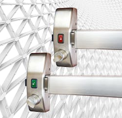 The new Precision Hardware Apex 2110VI Series from dormakaba is a code-compliant safe egress with visual and directional indicators for faster and more efficient security lockdown designed for high occupancy arenas including classrooms, auditoriums or gymnasiums. The new Precision Hardware Apex 2110VI Series from dormakaba is a code-compliant safe egress with visual and directional indicators for faster and more efficient security lockdown designed for high occupancy arenas including classrooms, auditoriums or gymnasiums.