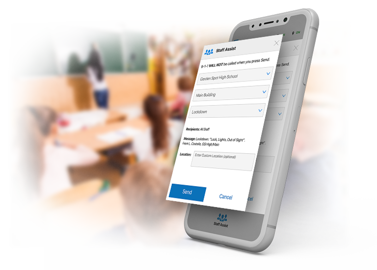 The Rave Panic Button mobile app, provided by Rave Mobile Safety, instantly communicate emergencies to 9-1-1, on-site personnel and first responders for faster, more effective emergency response.