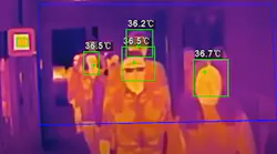 Dahua’s solution couples a thermal imaging camera with a blackbody device, which constantly monitors ambient temperature and provides a consistent and accurate reference temperature to the camera.