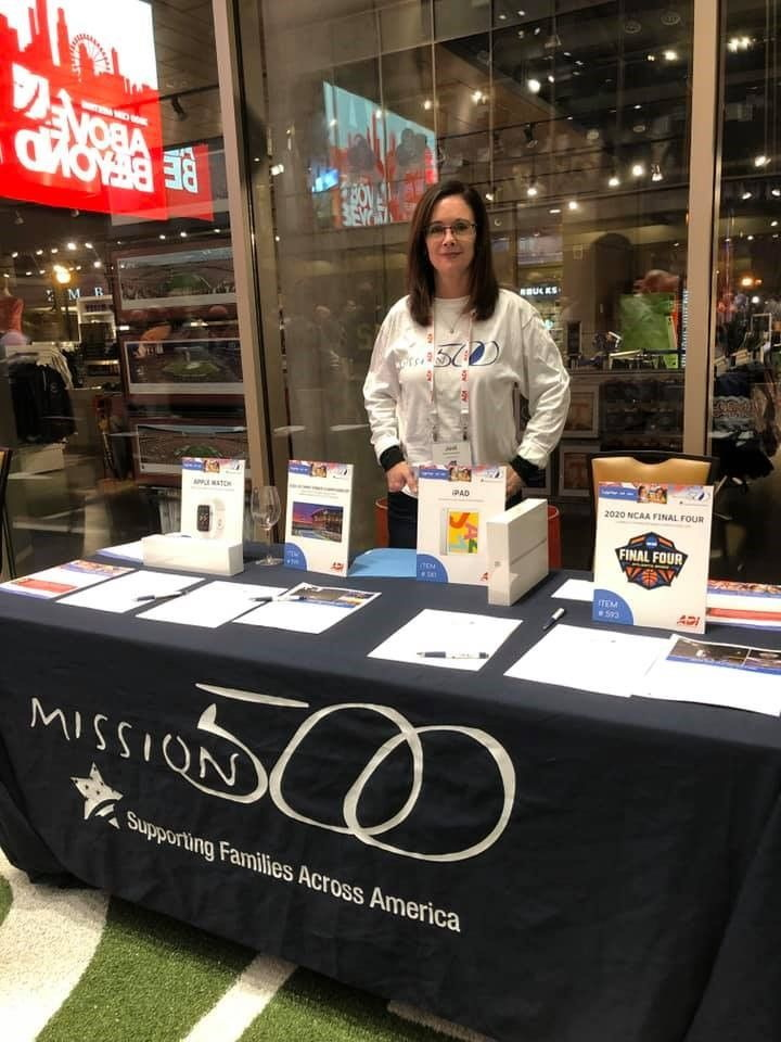 Mission 500 teamed with new angel sponsor, ADI Global Distribution, this past January for a Silent Auction charity event held at the College Football Hall of Fame in downtown Atlanta.