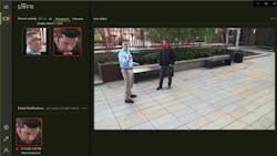 SAFR's facial recognition system in action. SAFR's facial recognition system in action.