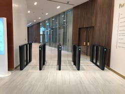 Park House, a commercial space located in London, has installed entry solutions from Boon Edam at two separate main entrances to the building. Park House, a commercial space located in London, has installed entry solutions from Boon Edam at two separate main entrances to the building.