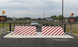 Bradley Air National Guard Base in East Granby, Conn., has installed a Delta Scientific HD300EM shallow mount wedge barricade system at the home of the &apos;Flying Yankees,&apos; the 103rd Airlift Wing, the third-oldest Air National Guard unit in the country.