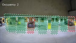 Video analytics can provide value beyond security by monitoring parking lots for available capacity, for example. Video analytics can provide value beyond security by monitoring parking lots for available capacity, for example.