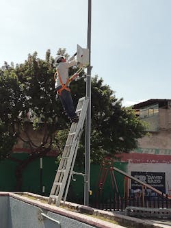 Five installing companies provided a team of 200 installers, chosen not only on experience, but just as importantly on great attitude and good work habits; in fact, they installed more than 12,000 cameras in just four months. Five installing companies provided a team of 200 installers, chosen not only on experience, but just as importantly on great attitude and good work habits; in fact, they installed more than 12,000 cameras in just four months.