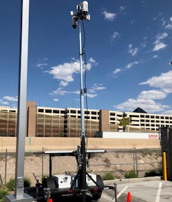 The autonomously-powered mobile video surveillance trailer is an ideal solution for clients who have remote sites, short-term events, or off-grid locations and are looking to mitigate theft or vandalism.