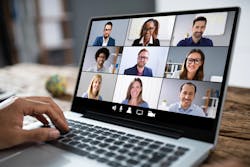 Web conferencing has become a new target for hackers as more home-bound workers employ it.