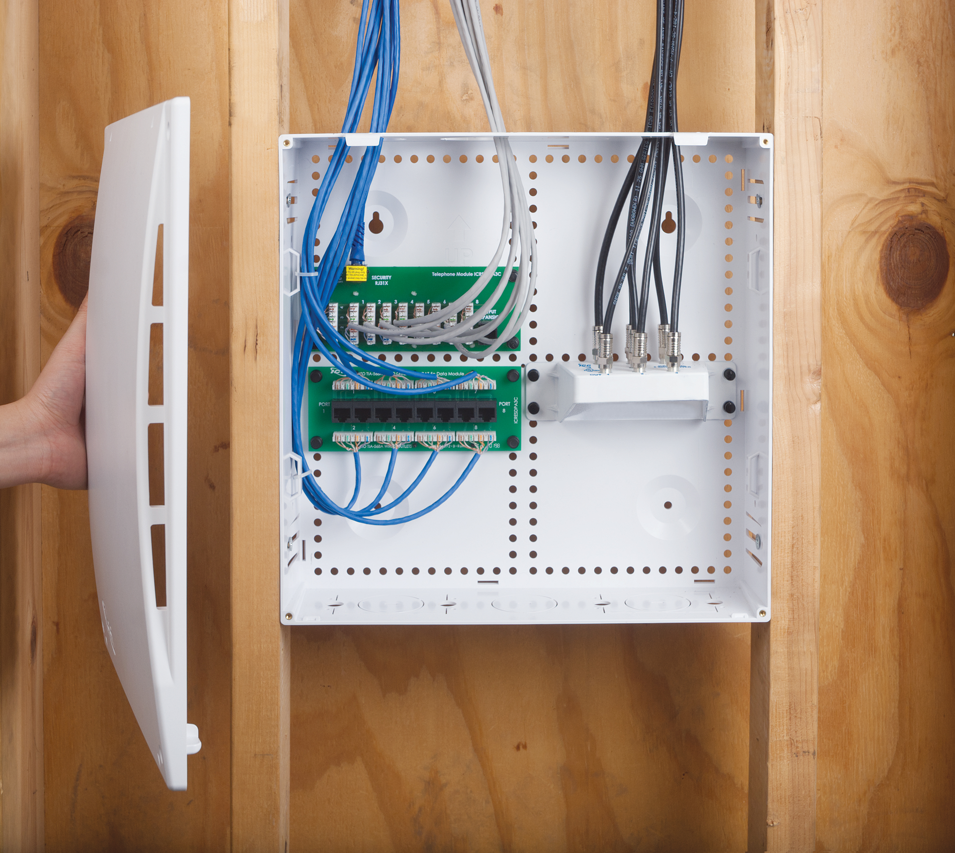 ICC 14inch Residential Plastic Wiring Enclosure Security Info Watch