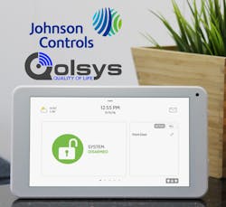 Johnson Controls has acquired the remaining stake in smart security technology provider Qolsys Inc., having owned a majority since 2014. The company will offer Qolsys products, like the IQ Panel 2 Plus pictured above, throughout global markets. Johnson Controls has acquired the remaining stake in smart security technology provider Qolsys Inc., having owned a majority since 2014. The company will offer Qolsys products, like the IQ Panel 2 Plus pictured above, throughout global markets.