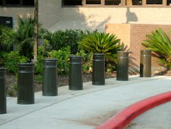 The fixed bollard, which does not go up and down, provides a significant blocking device solution that continues to challenge security directors faced with threats such as stopping a vehicle from plowing into the hospital&apos;s pharmacy to keeping vehicles on the other side of the campus perimeter.