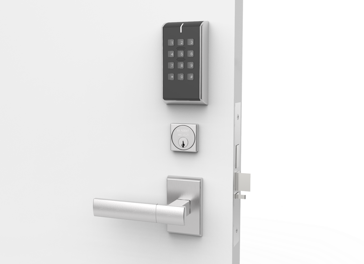ASSA ABLOY IN120 WiFi and IN220 PoE locks with pushbutton keypad From