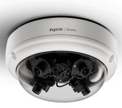 Monitoring multiple directions simultaneously with the Tyco Illustra Flex Multi-Sensor.