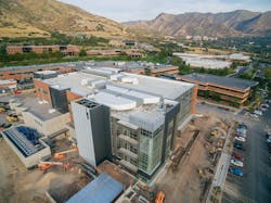 The ARUP Labs campus consists of seven laboratory and office buildings. The ARUP Labs campus consists of seven laboratory and office buildings.