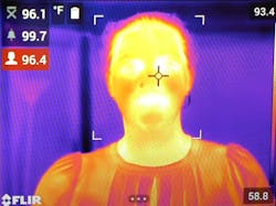 Most high-end thermal cameras quote an accuracy of around +/- .2 degrees. Higher-end cameras tend to have reasonably good precision. Most high-end thermal cameras quote an accuracy of around +/- .2 degrees. Higher-end cameras tend to have reasonably good precision.