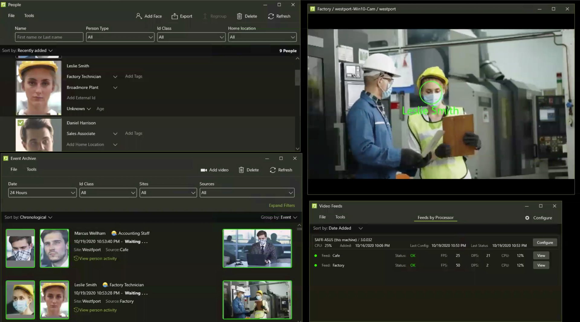 SAFR 3.0 also includes a new mask detection dashboard that enables customers to anonymously track mask usage rates and view and filter by age, gender, location, and time.