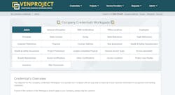 Ven Project Company Credentials Workspace Ven Project Company Credentials Workspace