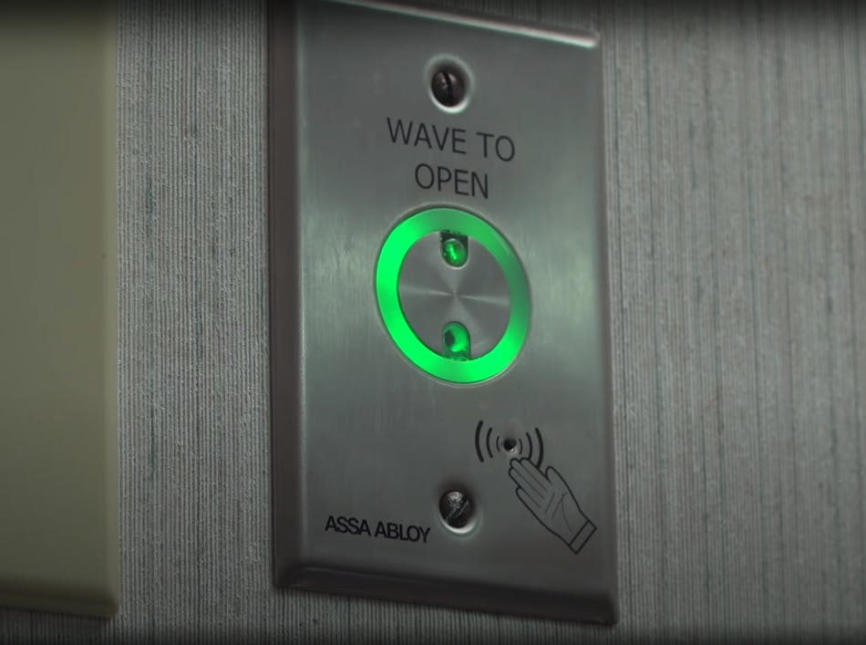 Wave to open switches are just a part of the Safer2Open line from ASSA ABLOY.