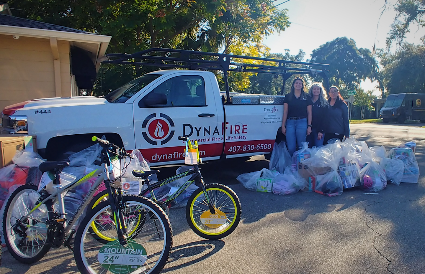 All seven of DynaFire's offices participate in the Salvation Army's Angel Tree program.