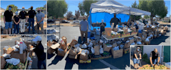 Kastle&rsquo;s Fremont, Calif., office helped feed more than 250 families by helping to distribute food for the South Hayward Parish Food bank.