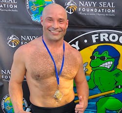VIRSIG CEO Brian Valenza participates in &ldquo;Frogman Swims&rdquo; to raise funds for the Navy SEAL Foundation (NSF).