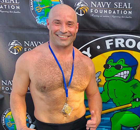 VIRSIG CEO Brian Valenza participates in &ldquo;Frogman Swims&rdquo; to raise funds for the Navy SEAL Foundation (NSF).